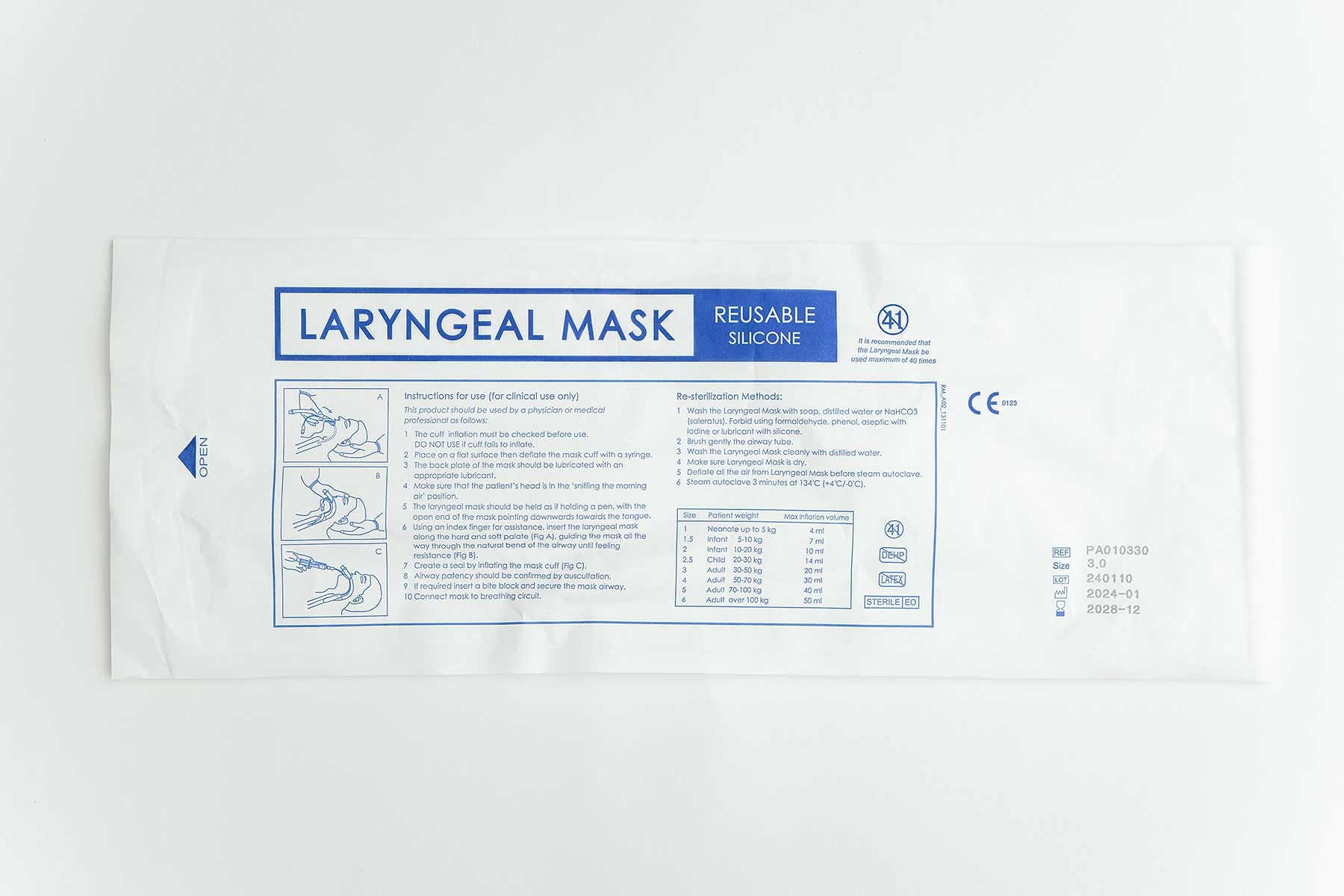 Standard Reusable Laryngeal Mask Airway